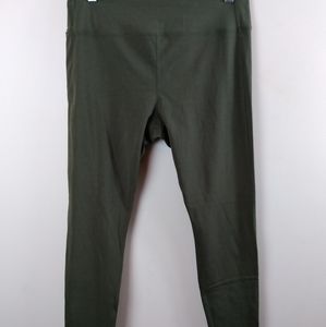 American Giant Army Green Pocket Leggings 14